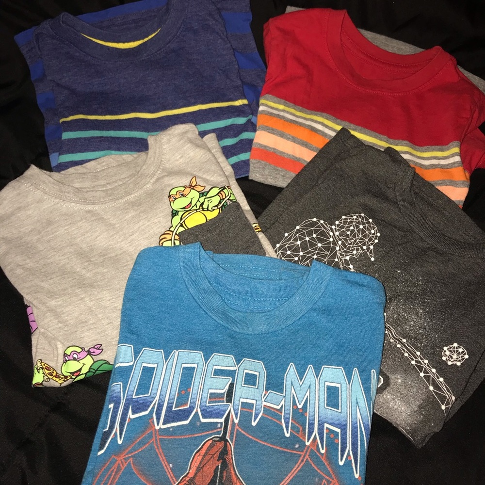 5PC BOY TEE SHIRTS